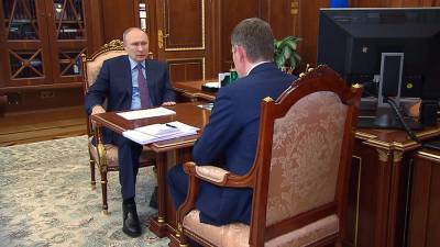 Владимир Путин - Максим Решетников - Решетников рассказал Путину о ситуации с безработицей в России - tvc.ru