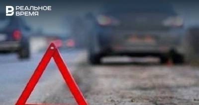 В Казани на видео попало ДТП с пешеходом на улице Петра Витера - realnoevremya.ru - Казань - Татарстан