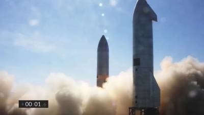 Прототип SpaceX Starship SN9 взлетел на 10 км, но разбился при посадке - techno.bigmir.net - Киев - Техас