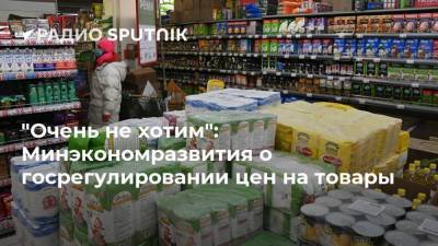 Владимир Путин - Максим Решетников - "Очень не хотим": Минэкономразвития о госрегулировании цен на товары - smartmoney.one - Россия