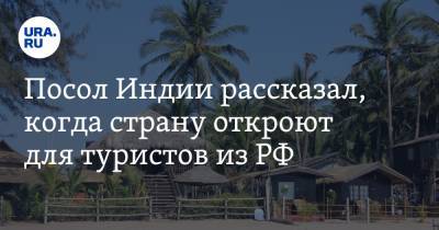 Юрий Барзыкин - Посол Индии рассказал, когда страну откроют для туристов из РФ - ura.news - Москва - Нью-Дели