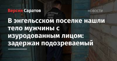 В энгельсском поселке нашли тело мужчины с изуродованным лицом: задержан подозреваемый - nversia.ru - Саратовская обл. - район Энгельсский