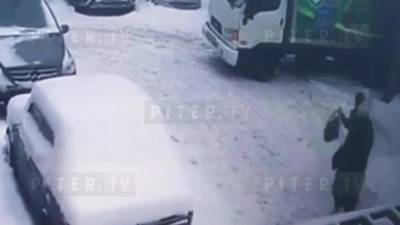 Во дворе на Проспекте Славы неизвестный вырвал сумку из рук пенсионерки - piter.tv - Санкт-Петербург