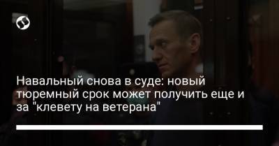 Владимир Путин - Алексей Навальный - Игнат Артеменко - Навальный снова в суде: новый тюремный срок может получить еще и за "клевету на ветерана" - liga.net - Москва