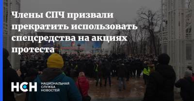 Алексей Навальный - Члены СПЧ призвали прекратить использовать спецсредства на акциях протеста - nsn.fm - Москва