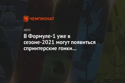 Стефано Доменикали - В Формуле-1 уже в сезоне-2021 могут появиться спринтерские гонки по субботам - championat.com