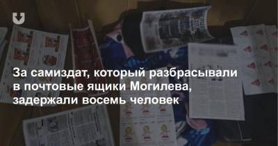 За самиздат, который разбрасывали в почтовые ящики Могилева, задержали восемь человек - news.tut.by