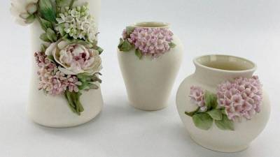 Фарфор, который делают в России: вазы с налепными цветами - skuke.net - Россия - Кисловодск