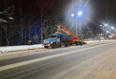 Более 4 тысяч «кубов» снега за январь вывезли с улиц Соснового Бора - online47.ru - район Волховский