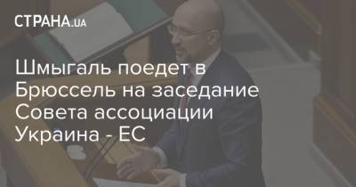 Жозеп Боррель - Денис Шмыгаль - Шмыгаль поедет в Брюссель на заседание Совета ассоциации Украина - ЕС - strana.ua - Брюссель