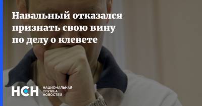 Алексей Навальный - Игнат Артеменко - Навальный отказался признать свою вину по делу о клевете - nsn.fm - Москва