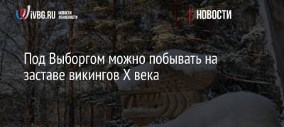 Под Выборгом можно побывать на заставе викингов Х века - ivbg.ru - Ленинградская обл. - Выборг
