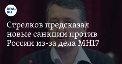 Игорь Стрелков - Владимир Брутер - Стрелков предсказал новые санкции против России из-за дела MH17 - ura.news - Сирия - ДНР - Донецк
