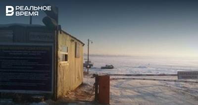 В Татарстане из-за непогоды закрыли движение по ледовой переправе через Каму - realnoevremya.ru - респ. Татарстан - район Елабужский