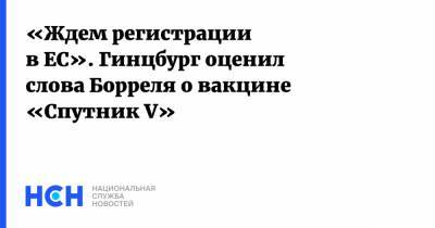 Сергей Лавров - Кирилл Дмитриев - Ес Жозеп Боррель - Александр Гинцбург - «Ждем регистрации в ЕС». Гинцбург оценил слова Борреля о вакцине «Спутник V» - nsn.fm