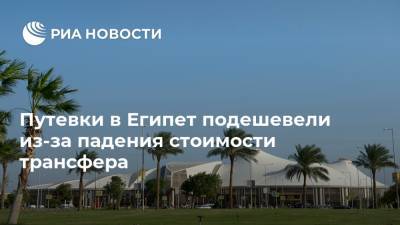 Путевки в Египет подешевели из-за падения стоимости трансфера - ria.ru - Москва - Египет