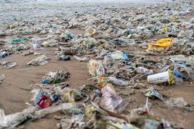 Индонезия - Пляжи Бали засыпает мусором: фото - 24tv.ua - Новости