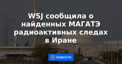 Рафаэль Мариано Гросси - WSJ сообщила о найденных МАГАТЭ радиоактивных следах в Иране - news.mail.ru - Иран - Тегеран