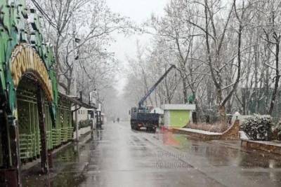 В краснодарском парке Солнечный остров демонтируют незаконные постройки - kuban.mk.ru - Краснодар