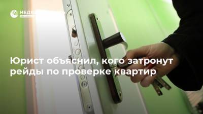 Алексей Петропольский - Юрист объяснил, кого затронут рейды по проверке квартир - realty.ria.ru - Москва