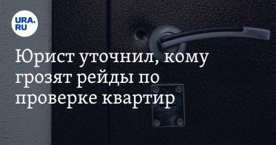Алексей Петропольский - Юрист уточнил, кому грозят рейды по проверке квартир - ura.news