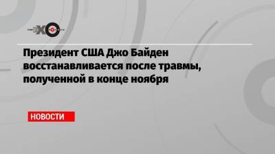 Кевин Оконнор - Джо Байден - Президент США Джо Байден восстанавливается после травмы, полученной в конце ноября - echo.msk.ru - США - штат Делавэр