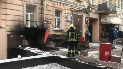 В центре Киева горело кафе в жилом доме - ru.slovoidilo.ua - Киев - Запорожье