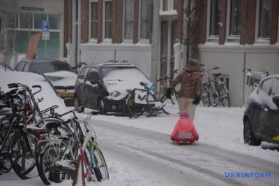 В Нидерландах из-за снегопада отменили десятки авиарейсов и остановили поезда - zik.ua - Голландия - Амстердам