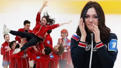 Алина Загитова - Евгения Медведева - Анна Щербакова - Алена Косторная - Камил Валиев - Загитову носили на руках, Медведева плакала. Как это было на командном турнире фигуристов: фото - sport24.ru