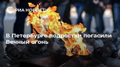 В Петербурге подростки погасили Вечный огонь - ria.ru - Ленинградская обл. - Санкт-Петербург