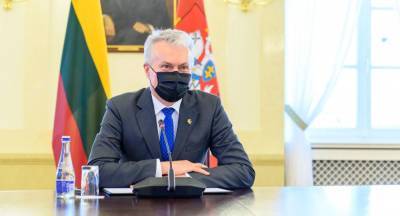 Гитанас Науседа - Президент Литвы пообещал поддержать продление санкций против Белоруссии - obzor.lt - Белоруссия - Литва