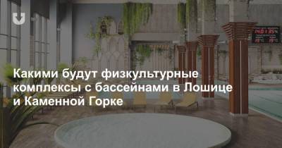 Какими будут физкультурные комплексы с бассейнами в Лошице и Каменной Горке - news.tut.by - Минск - Строительство