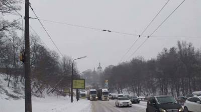 Киев закроют для грузовиков из-за снегопада - ru.slovoidilo.ua - Украина - Киев