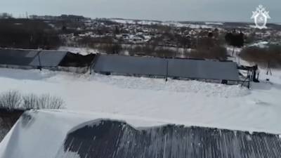 Виктор Томенко - Появилось видео с места гибели четырех человек, засыпанных снегом с крыши - vesti.ru - Алтайский край
