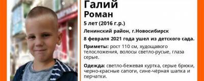 С территории новосибирского детсада пропал пятилетний Роман Галлий - runews24.ru - Новосибирск