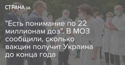 Максим Степанов - "Есть понимание по 22 миллионам доз". В МОЗ сообщили, сколько вакцин получит Украина до конца года - strana.ua