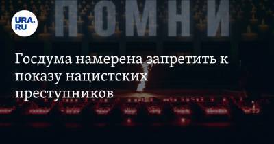 Госдума намерена запретить к показу нацистских преступников - ura.news