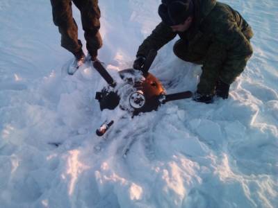 Вмерзшую в лед морскую мину нашли в Финском заливе - neva.today