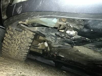 Рязанец серьёзно повредил машину из-за просевшего на дороге асфальта - 7info.ru - Рязань