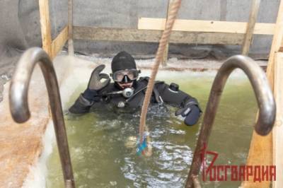 Водолазы Росгвардии тренируются работать в зимних условиях в Хабаровске - hab.aif.ru - Хабаровск