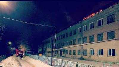 Режим ЧС ввели в райцентре под Саратовом из-за пожара в школе - iz.ru - Саратовская обл. - Саратов