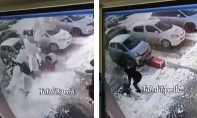 Ребенка завалило снегом с крыши магазина - gubdaily.ru - Находка