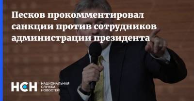 Дмитрий Песков - Песков прокомментировал санкции против сотрудников администрации президента - nsn.fm