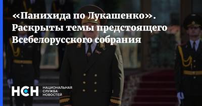 Александр Лукашенко - Дмитрий Болкунец - «Панихида по Лукашенко». Раскрыты темы предстоящего Всебелорусского собрания - nsn.fm - Белоруссия