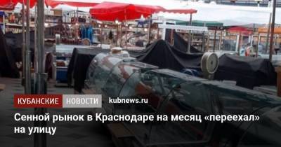 Сенной рынок в Краснодаре на месяц «переехал» на улицу - kubnews.ru - Краснодар - Торговля