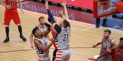 Зак Лавин - Алексей Лэнь - Украинец эффектно поквитался с давним визави и на последней секунде выиграл для команды матч НБА — видео - nv.ua - США - Вашингтон