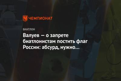 Николай Валуев - Валуев — о запрете биатлонистам постить флаг России: абсурд, нужно обязательно обжаловать - championat.com