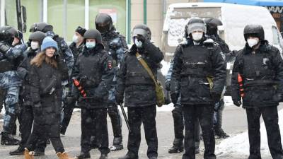 В Москве задержан участник незаконной акции, напавший на полицейского - russian.rt.com - Москва - Юлия Иванова