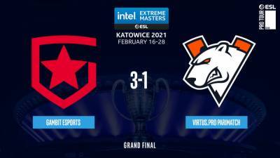 Gambit выиграли у Virtus.pro в гранд-финале IEM Katowice 2021 - sportarena.com