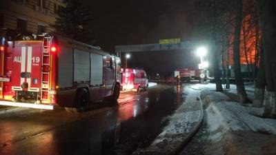 Пожар на заводе в Одинцове локализовали - iz.ru